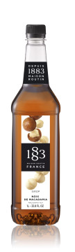 Maison Routin 1883 Macadamia Nuss Sirup PET-Flasche - 1 Liter