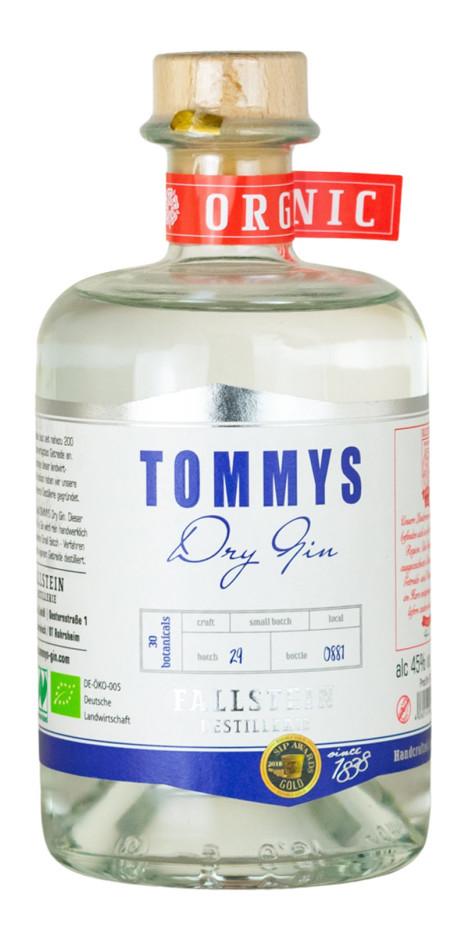 Tommys Dry Gin - 0,5L 45% vol