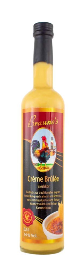 Braunes Crème Brûlee Eierlikör - 0,5L 14% vol