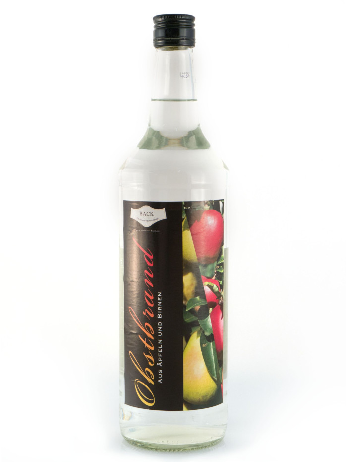 Back Obstbrand - 38% vol - (1 Liter)