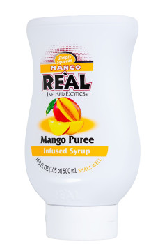 Real Mango Sirup mit Mangopüree - 0,5L