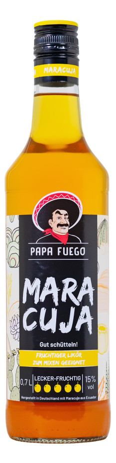 Papa Fuego Maracuja - 0,7L 15% vol