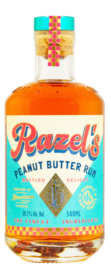 Razels Peanut Butter Rum mit Miniatur - 0,55L 38,1% vol