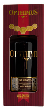 Opthimus 15 Jahre Malt Whisky Finish Rum - 0,7L 43% vol