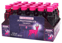 Paket [24 x 0,02L] St. Hubertus Johannisbeer Tropfen - 0,48L 15,3% vol