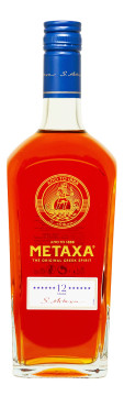 Metaxa 12 Sterne GEPA mit 2 Tumbler - 0,7L 40% vol