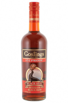 Goslings Black Seal 151 Proof Bermuda Black Rum - 0,7L 75,5% vol