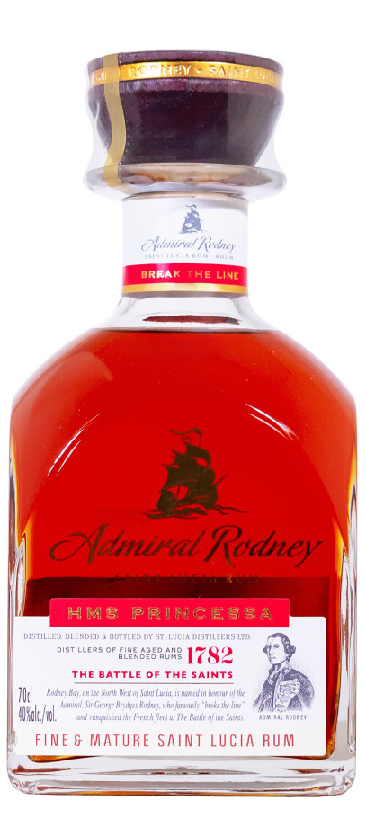 Admiral Rodney HMS Princessa Rum - 0,7L 40% vol