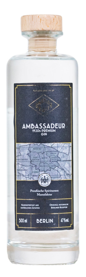 Babylon Berlin Ambassadeur Premium Gin - 0,5L 47% vol