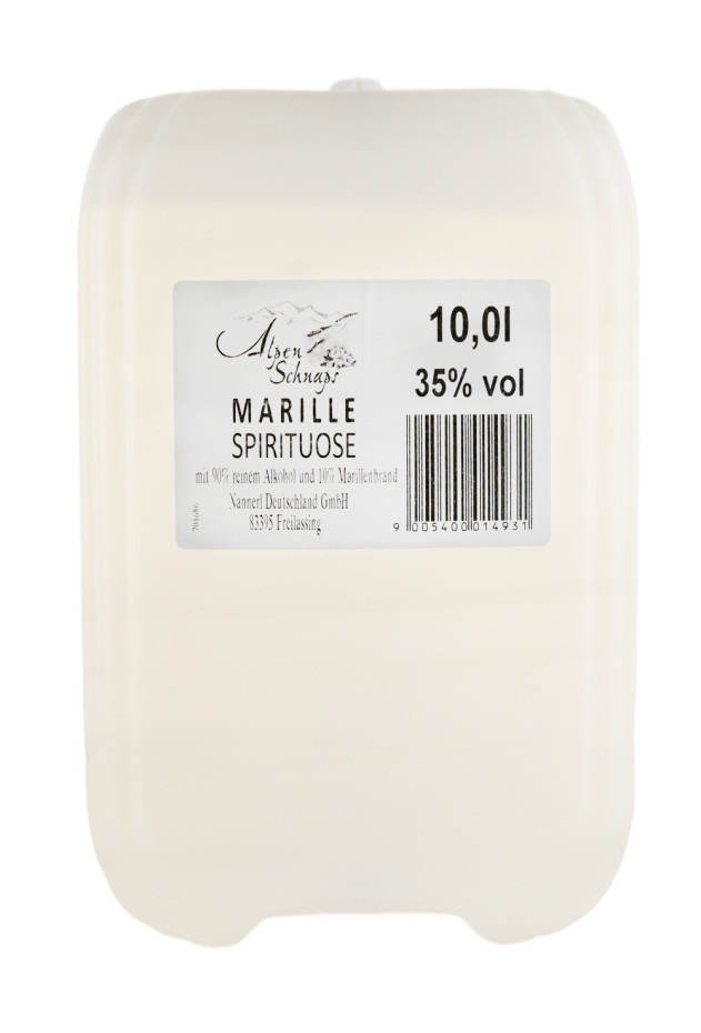 Alpenschnaps Kanister Marille - 10L 38% vol