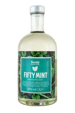 Boentes Fifty Mint Pfefferminzlikör - 0,5L 50% vol