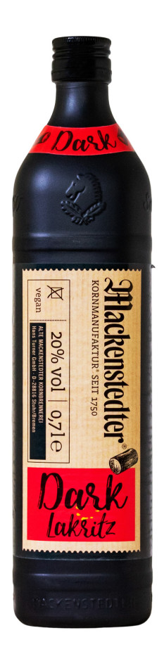 Mackenstedter Dark Lakritz Likör - 0,7L 20% vol