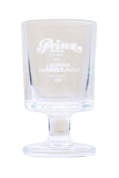 Prinz Hüttenglas mit Stiel 2cl / 4cl