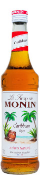 Monin Caribbean Rum-Flavour Sirup - 0,7L