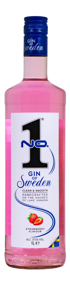 No. 1 Strawberry Dry Gin - 1 Liter 37,5% vol