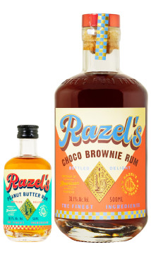 Razels Choco Brownie Rum mit Miniatur - 0,55L 38,1% vol