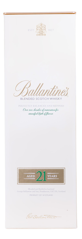 Ballantines 21 Jahre Blended Scotch Whisky - 0,7L 40% vol