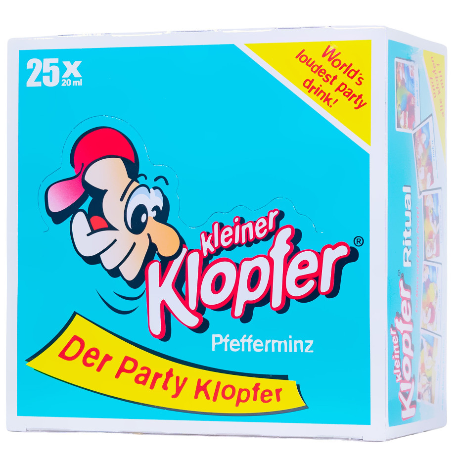 Paket [25 x 0,02L] Kleiner Klopfer Pfefferminz - 0,5L 18% vol