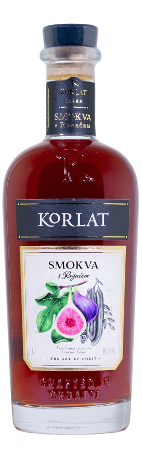 Korlat Smokva Feigenlikör mit Johannisbrot - 0,7L 25% vol