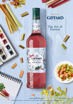 Giffard Rhabarber Sirup Rhubarbe - 1 Liter