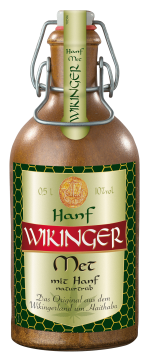 Hanf Wikinger Met im Tonkrug - 0,5L 10% vol