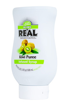 Real Kiwi Sirup mit Kiwipüree - 0,5L