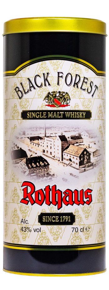 Black Forest Rothaus Single Malt Whisky - 0,7L 43% vol