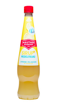 Mautner Sirup+ Muskelfreund Zitrone 0% Zucker - 0,7L