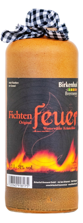 Westerwälder Fichtenfeuer Kräuterlikör - 0,7L 51% vol