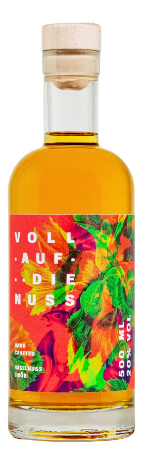 Voll auf die Nuss Haselnusslikör - 0,5L 20% vol