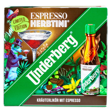 Paket [12 x 0,02L] Underberg Espresso Herbitini - 0,24L 15% vol