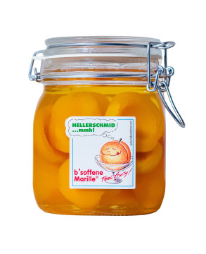 Hellerschmid B'soffene Marille 750g Glas 19% vol