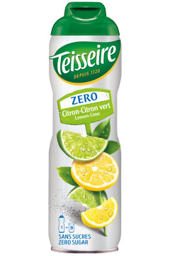 Teisseire Zitronen-Limetten Zero Getränkekonzentrat - 0,6L