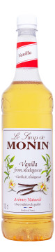 Monin Vanille Madagaskar Sirup PET-Flasche - 1 Liter