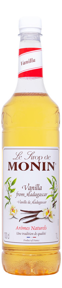 Monin Vanille Madagaskar Sirup PET-Flasche - 1 Liter