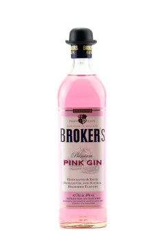 Brokers Pink London Dry Gin - 0,7L 40% vol