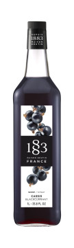 Maison Routin 1883 Schwarze Johannisbeere Cassis Sirup - 1 Liter