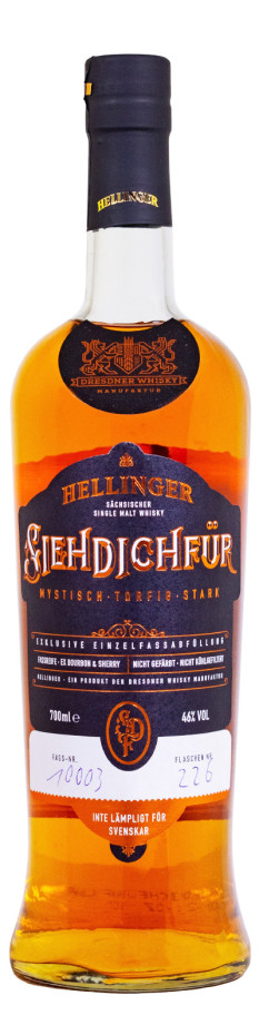 Hellinger SIEHDICHFÜR Single Malt Whisky - 0,7L 46% vol