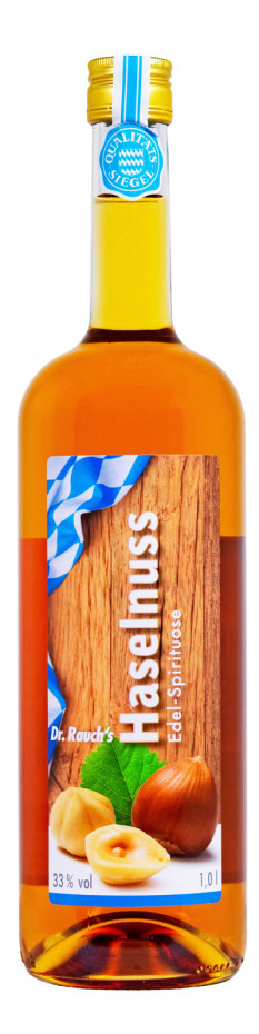 Dr. Rauchs Haselnuss Edelspirituose - 1 Liter 33% vol