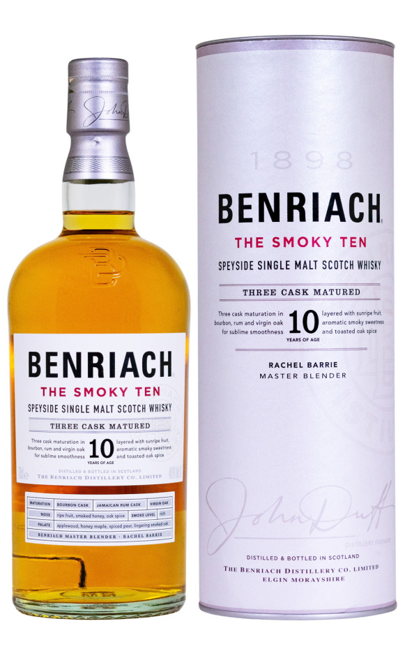 Benriach 10 Years Smoky Single Malt Whisky - 0,7L 46% vol