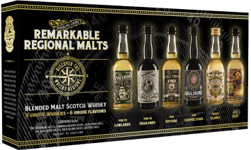 Paket [6 x 0,05L] Regional Malts Tasting Set - 0,3L 46,3% vol