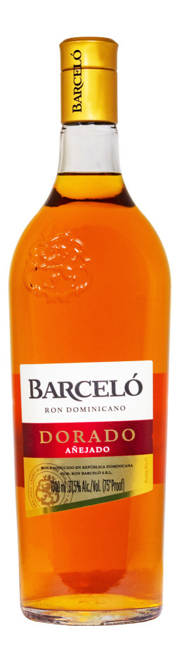 Ron Barcelo Dorado Ron Dominicano Rum - 1 Liter 37,5% vol