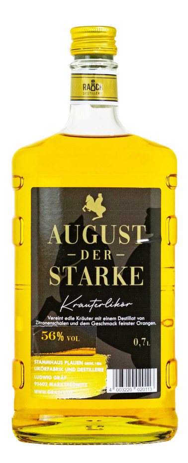 August der Starke Kräuterlikör - 0,7L 56% vol