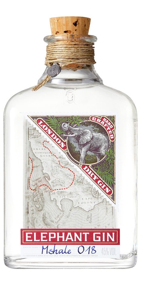 Elephant London Dry Gin mit Glas - 0,5L 45% vol