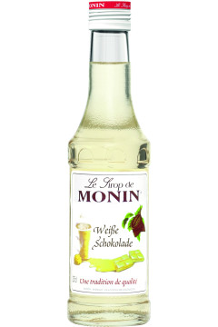 Monin Weiße Schokolade Chocolat Blanc Sirup - 0,25L