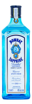 Bombay Sapphire Gin - 1 Liter 40% vol