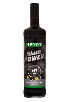 Heydt Black Power Lakritz - 0,7L 15% vol