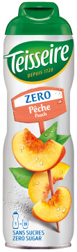 Teisseire La Peche Pfirsich Zero Getränkekonzentrat - 0,6L