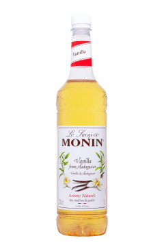 Monin Vanille Madagaskar Sirup PET-Flasche - 1 Liter