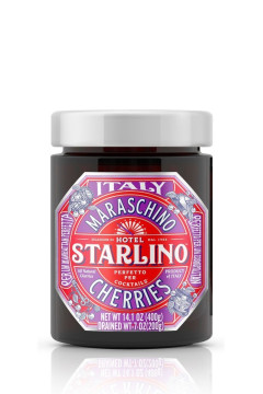 Starlino Maraschino Kirschen (Abtropfgewicht: 200g, Füllmenge: 400g)